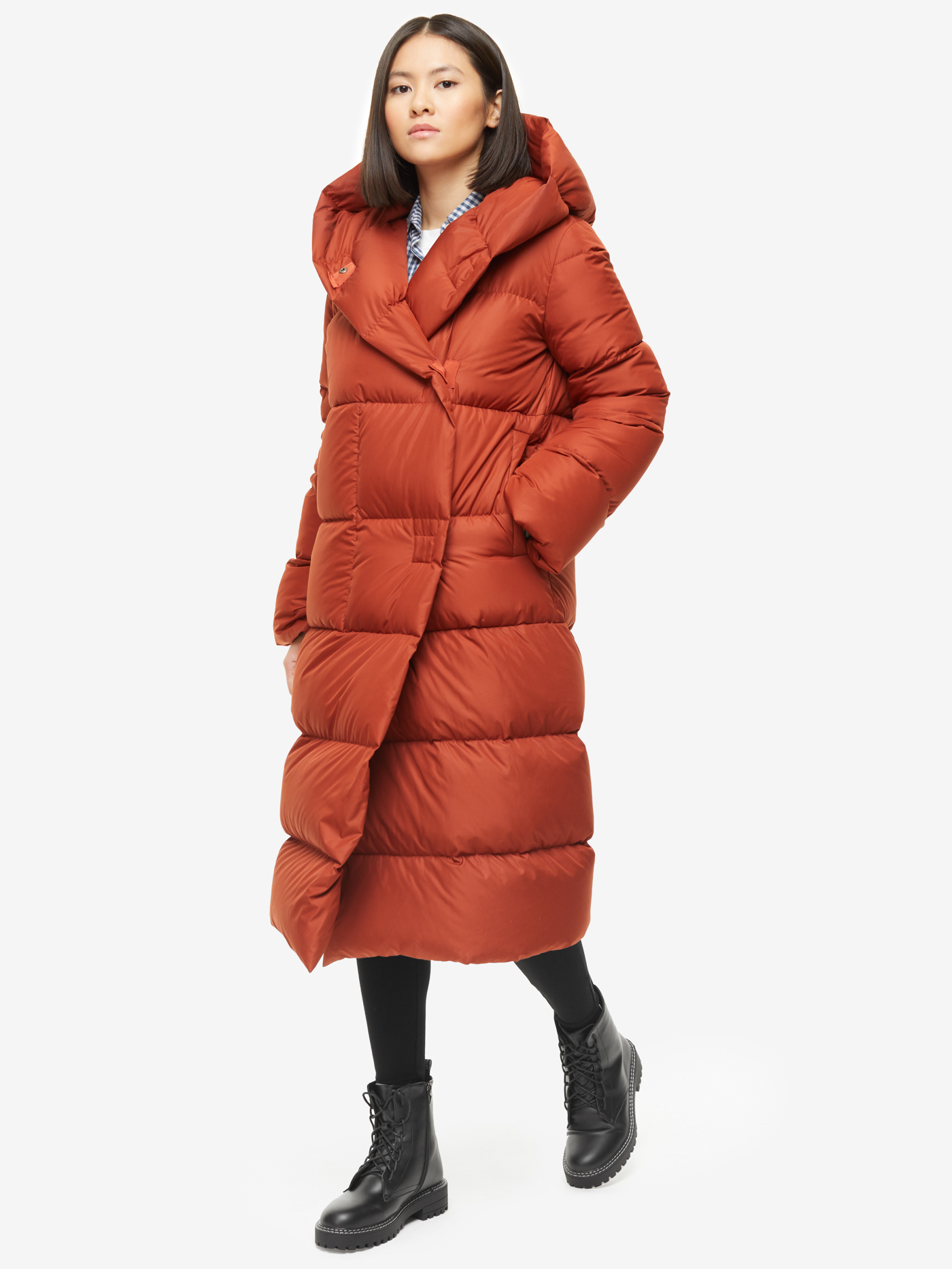 Пуховое пальто BASK, размер 46, цвет 9b45 19H43-9B45-046 Leda - фото 2