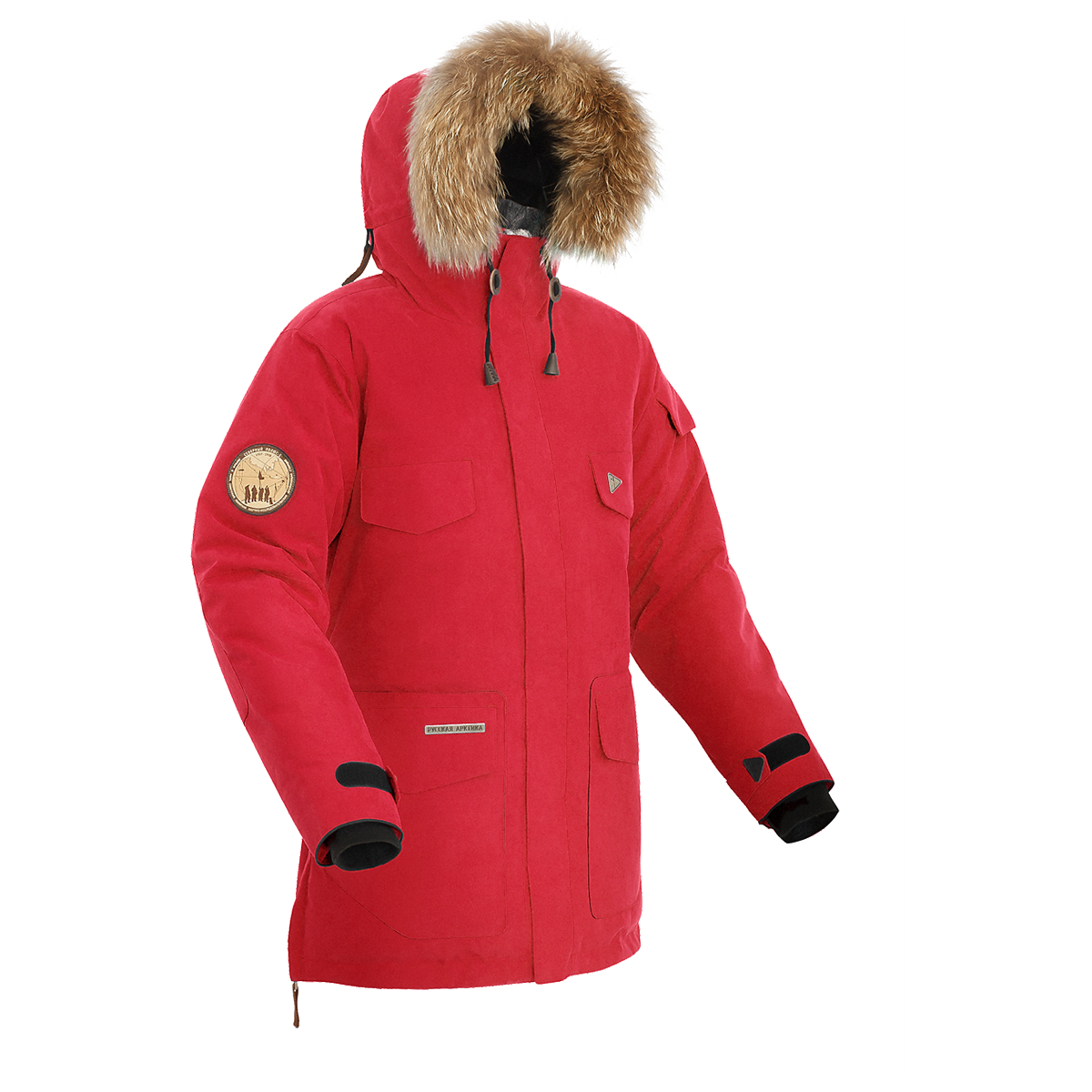 Пуховая куртка BASK, размер 42, цвет красный 3773-9205-042 TAIMYR - фото 1
