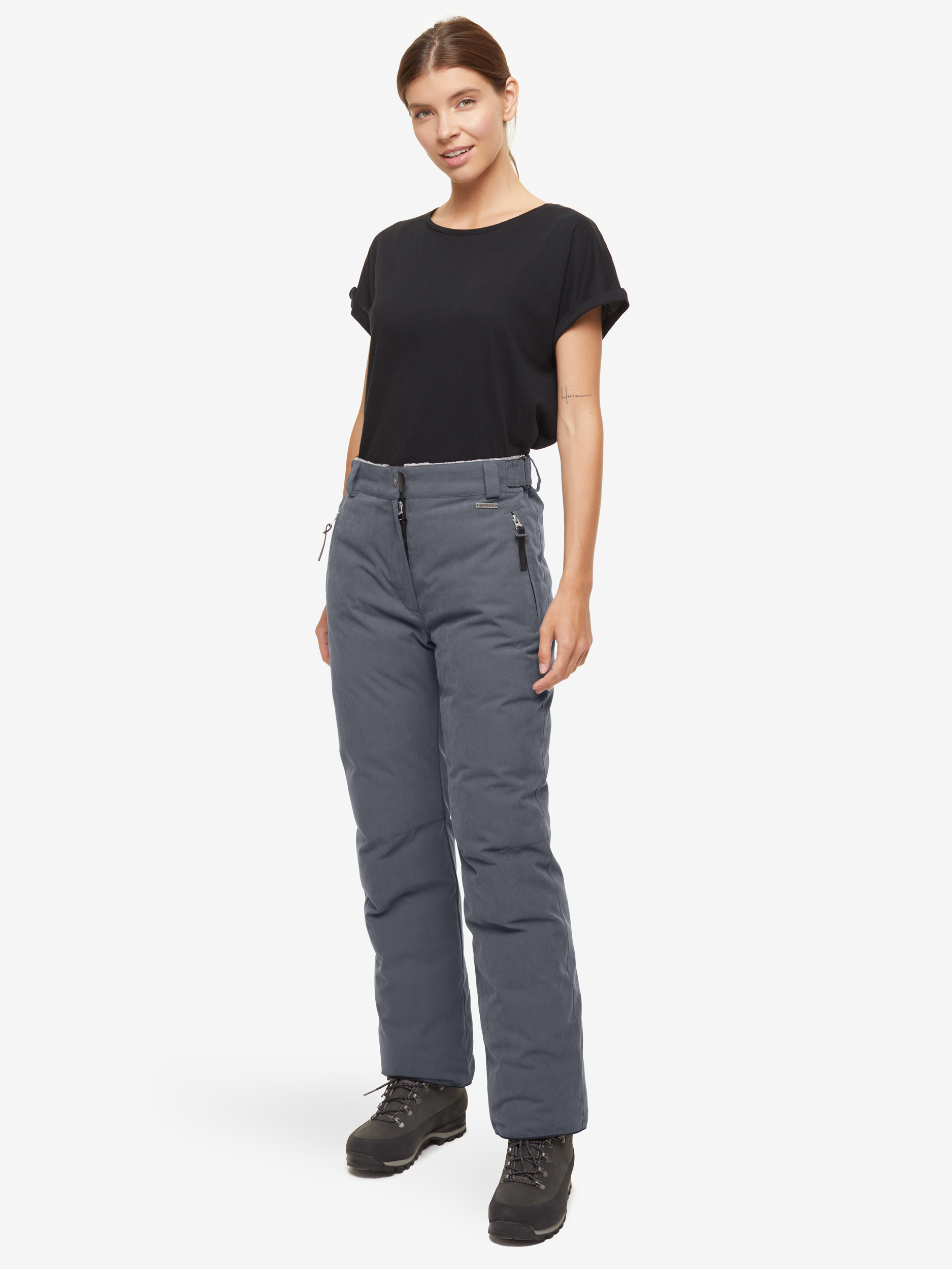 Пуховые брюки BASK, размер 46, цвет серый
