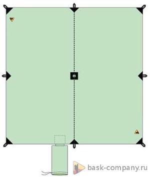 

Туристический тент BASK CANOPY V3 3x3 3522