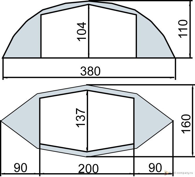 Палатка bask windwall 2
