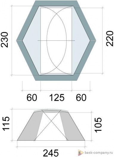 Палатка BASK SHARK FIN FLAP 2 3510