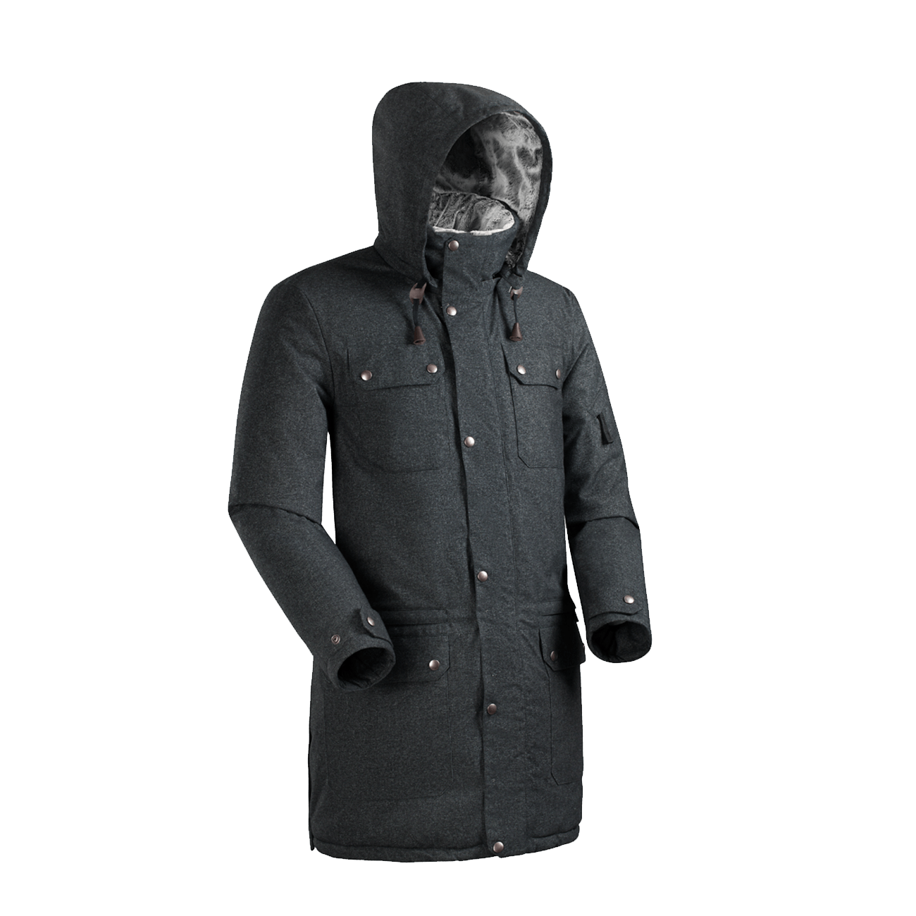 Пальто BASK, размер L, цвет черный 8001-9009-L SHL FORESTER - фото 1