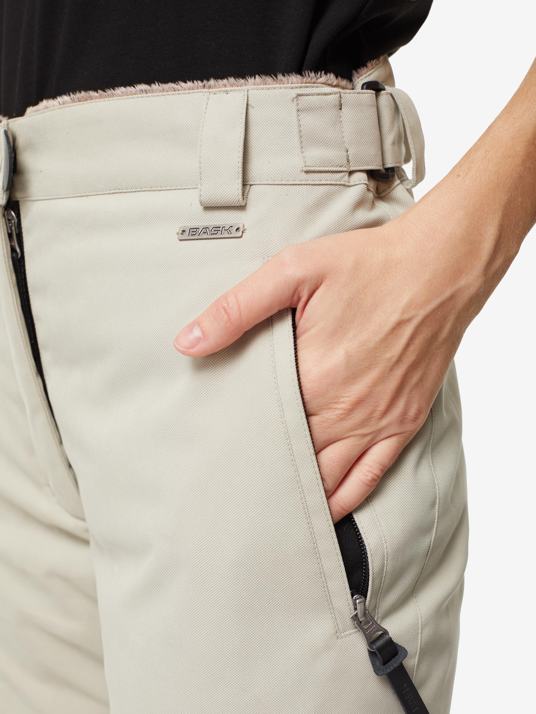 Пуховые брюки BASK, размер 50, цвет коричневый 3780-9905-050 MANARAGA - фото 6