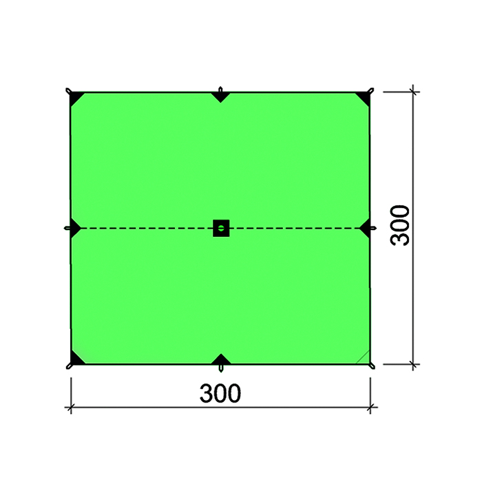 

Туристический тент BASK CANOPY SILICONE 3*3 3522S