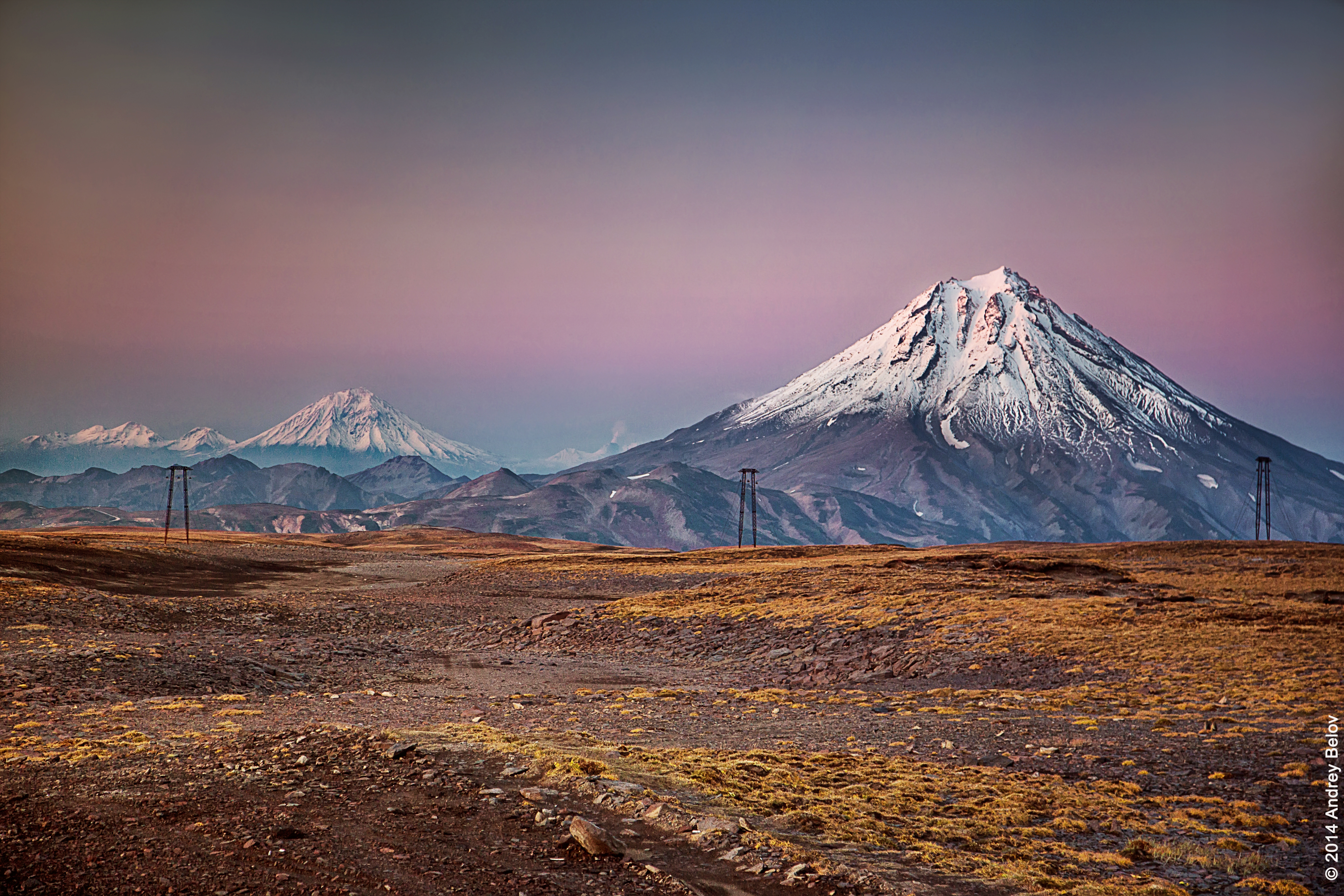 Вулканические вершины на Камчатке